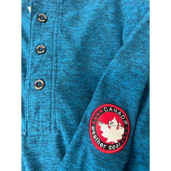 BUNDLE Canada Weather Gear Men Long Sleeve Two Tone Supreme Soft Henley Size L - Picture 8 of 8